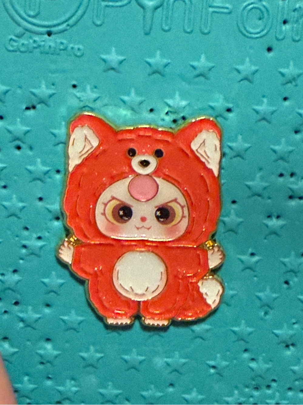 Baby 3 Fox Enamel Pin